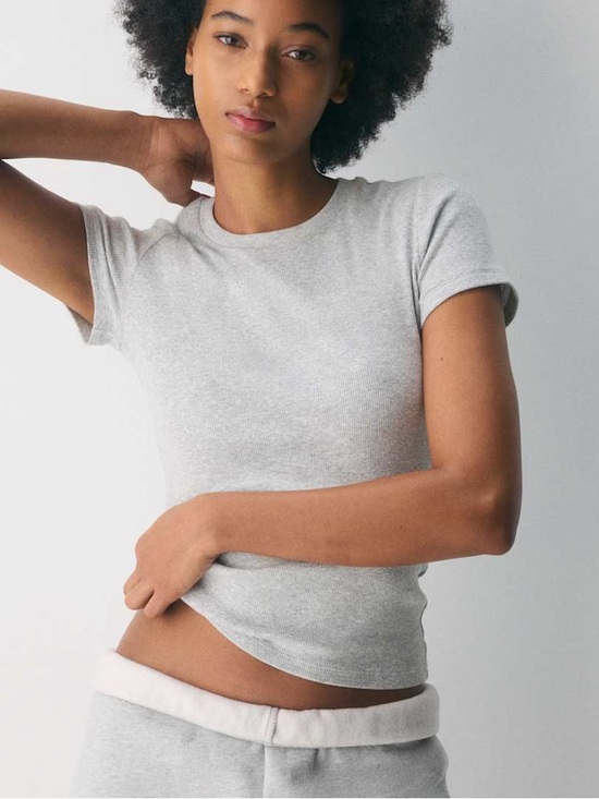 Aritzia Tops - TNA Homestretch Rib Tune T-Shirt